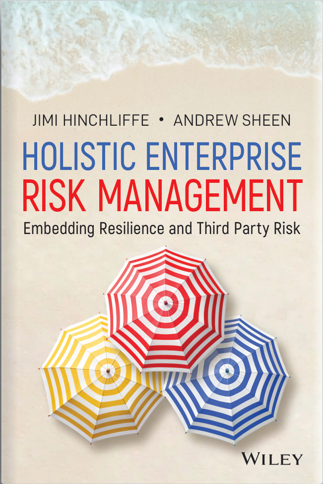 Proposed Wiley cover of Holistic Enterprise Risk Management by Jimi Hinchliffe and Andrew Sheen